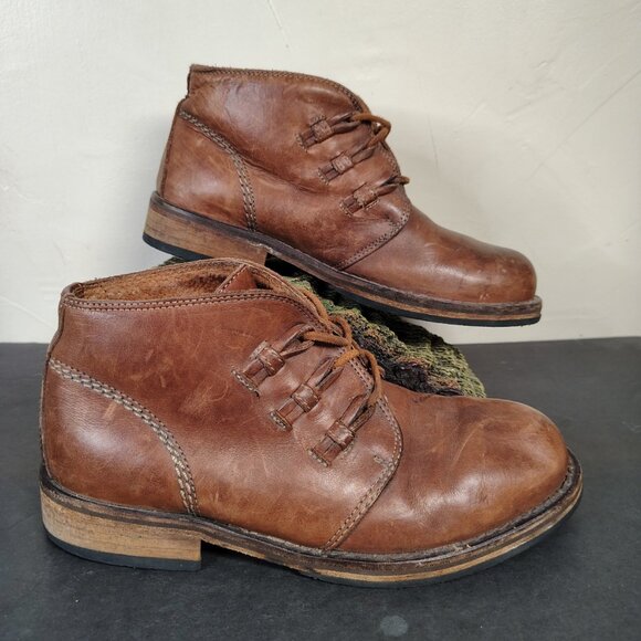 Aldo Stone Ridge Mens Size 42 Brown Leather Chukka Boots - Picture 1 of 12